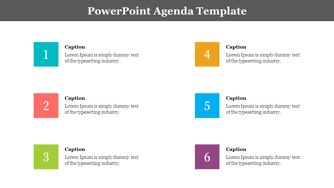 Fantastic Powerpoint Agenda Template For Presentation